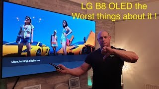 LG B8 OLEDthe WORST things about it [upl. by Ydassac]