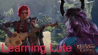 Baldurs Gate 3  When Alfira teaches us play Lute [upl. by Brandon]