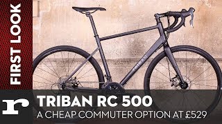 Cycling with Triban RC120 Flatbar  First Impression [upl. by Kinom565]