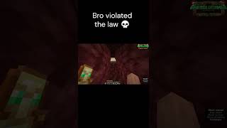 Bro violated the whole universe minecraft funny meme [upl. by Justinian38]