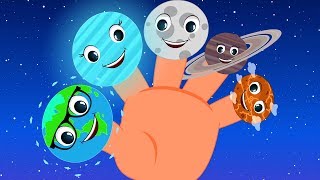 Planeten Finger Familie  Kids Songs  Planets Finger Family  Nursery Rhyme Kingdom Tv Deutschland [upl. by Thema]