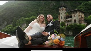 Jessica amp Tyler Wedding  Lake Como Italy  June 2nd 2024  Hotel Villa Cipressi [upl. by Garreth]