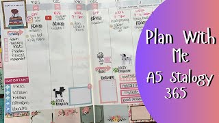 A5 Stalogy 365 Plan With Me  27 November thru 3 December 2023  No Sticker Kit [upl. by Haidabej]