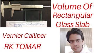 Vernier calliper  volume of slab using Vernier calliper  vernier calliper experiment for class 11 [upl. by Laine682]