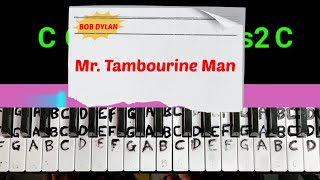 Mr Tambourine Man Bob Dylan organ rhythm cover song [upl. by Farrah]