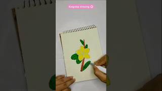 plumeria flower drawing 🌸 shorts short art drawing painting easy short creative [upl. by Eira]