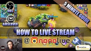 LEARN TO LIVESTREAM IN 5 MINUTES  IN DEPTH GUIDE TO LIVE STREAMING AT NONOLIVE [upl. by Forcier]