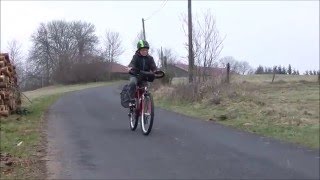 premier essai vélo edgar [upl. by Enahpets]