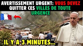 🚨AVERTISSEMENT URGENT VOUS DEVEZ QUITTER CES VILLES DURGENCE ELLES MESSAGE DE LA VIERGE MARIE [upl. by Araeit]