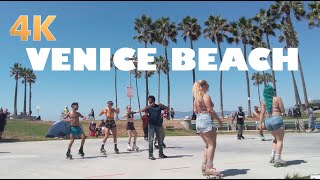 4K Exploring Venice Beach  Virtual Walking and Bike Ride Tour Los Angeles CA USA DJI Pocket 2 [upl. by Fisoi]