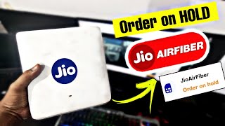 Jio air fiber on hold problem solved  How to solve jio airfiber on hold problem [upl. by Notffilc]