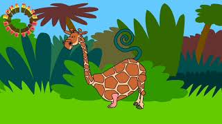 Animal Muddle game  Cute Giraffe Muddle game [upl. by Akemak]