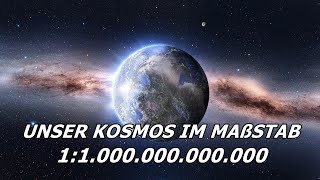 Größe des Universums im Maßstab 11 Billion [upl. by Enaira]