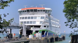 Wightlink  Victoria of Wight  Portsmouth to Fishbourne [upl. by Knowles]