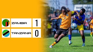 Zambia vs Tanzania  Womens Friendly Match 2023  Match Analysis [upl. by Noit83]