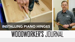 StepbyStep Guide to Installing Piano Hinges [upl. by Eilrebmik]