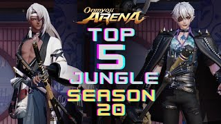 Onmyoji Arena  Top 5 Jungler This Season 20 [upl. by Nailuj95]