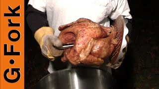 Deep Fry Turkey How To  GardenFork [upl. by Loats235]