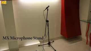 How to install a Microphone Stand for microphones in a studio or on stage [upl. by Schlessinger223]