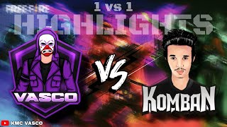 KMC VASCO VS KMC KOMBAN 1 VS 1 HIGHLIGHTS🔥💥 [upl. by Lladnek545]