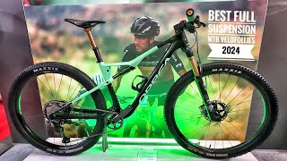 NEW Top 15 Best Full Suspension Mountainbikes for 2024  Velofollies 2024 Kortrijk [upl. by Celle]