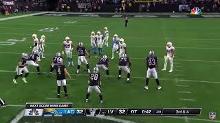 Brandon Staley Dumb Timeout vs Raiders Raiders vs Chargers NFL 2022 [upl. by Lester533]