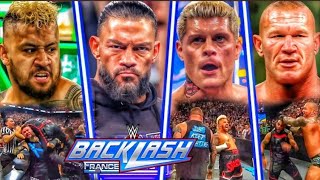 ملخص عرض باكلاش فرنسا 2024 عرض اسطوري HD WWE Backlash France 552024 [upl. by Pena]