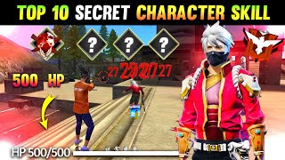 Secret 500 Unlimited HP Character Combination 😱  Best Character Combination  Free Fire [upl. by Ingold]