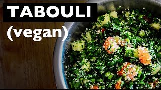 EASY Tabouli Recipe [upl. by Hayyim]