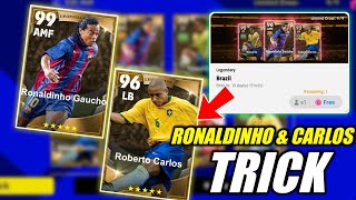 How To Get Legendary Ronaldinho amp Carlos In Free Legendary Brazil Pack 🔥  eFootball 2023 Mobile [upl. by Llenel738]