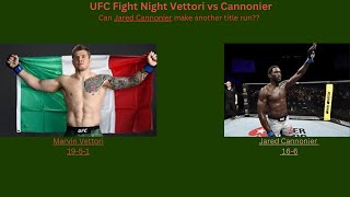 Marvin Vettori vs Jared Cannonier Fight BreakdownampPrediction ufcfightnight ufc ufcpick ufcapex [upl. by Aidiruy]