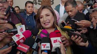 Xóchitl Gálvez Entrevista antes del Foro Frontera de Siglo XXI en Tijuana Baja California [upl. by Clauddetta]