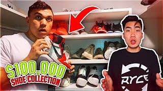 STEALING RICEGUMS 100000 SHOE COLLECTION MY ROOMMATE [upl. by Licha]