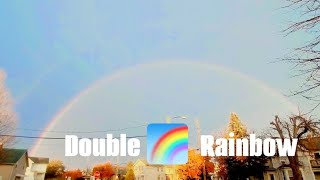 Double 🌈 Rainbow Gods Creation TGIFASTINFRIYAY FAITHSTRUCTURE GOD2024 CHRIST2024🌏SAVIOR [upl. by Jemmy]