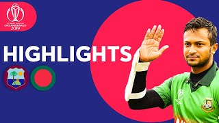 Shakib Stars In Huge Chase  Windies vs Bangladesh  Match Highlights  ICC Cricket World Cup 2019 [upl. by Negris]