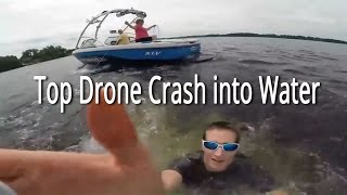 Top Drones Crash into Water Compilation [upl. by Airom312]