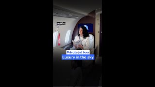 How celebrities travel Bombardier Jet experience [upl. by Australia]