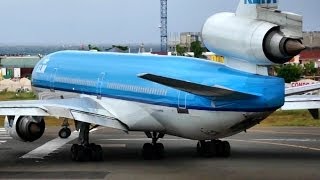 McDonnell Douglas MD11 takeoff at Princess Juliana St Maarten [upl. by Blondy644]