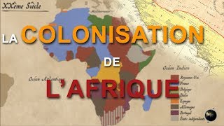 LA COLONISATION DE LAFRIQUE en cartes [upl. by Kroll705]