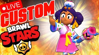 Live🔴Full Custom Brawl Stars Play With Everyone [upl. by Nareht]