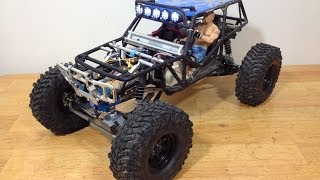 Axial Wraith Super Shafty and Brushless Upgrade [upl. by Aztinay579]