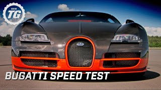 Bugatti Super Sport Speed Test  Top Gear  BBC [upl. by Dlonyer850]