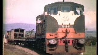 CIÉ 141 Class B168 lifting train  BallinacourtyDungarvan 1971 [upl. by Standush]