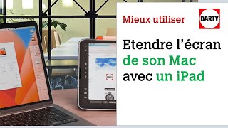 Utiliser un iPad comme écran secondaire de son Mac avec Sidecar ipad apple [upl. by Zaneta]