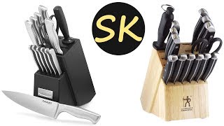 Top 8 Best Knife Block Sets Under 100 [upl. by Symon]