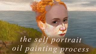 Self Portrait Oil painting process [upl. by Tine]