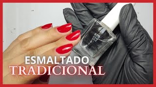 Esmaltado Tradicional 💅🏿 CURSO DE UÑAS GRATIS 😍🫶🏿 uñas cursodeuñas esmaltes [upl. by Acillegna]