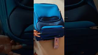 Unboxing of Kamiliant by American Tourister small cabin suitcase for our next trip suitcase shorts [upl. by Ahsikyt]