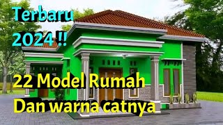 22 Model rumah minimalis dan warna catnyacantik dan modern [upl. by Schultz]