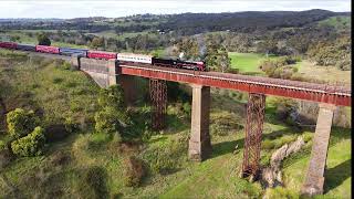 Steamrail Victoria Castlemaine Vic September 21st 2024 [upl. by Ettenal]